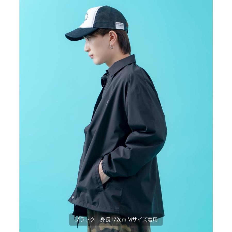 コーチジャケット メンズ SIDEWAY STANCE サイドウェイスタンス ナイロン  アメカジ スケーター ストリート 古着MIX 韓国ファッション ブラック ネイビー | improves | 05