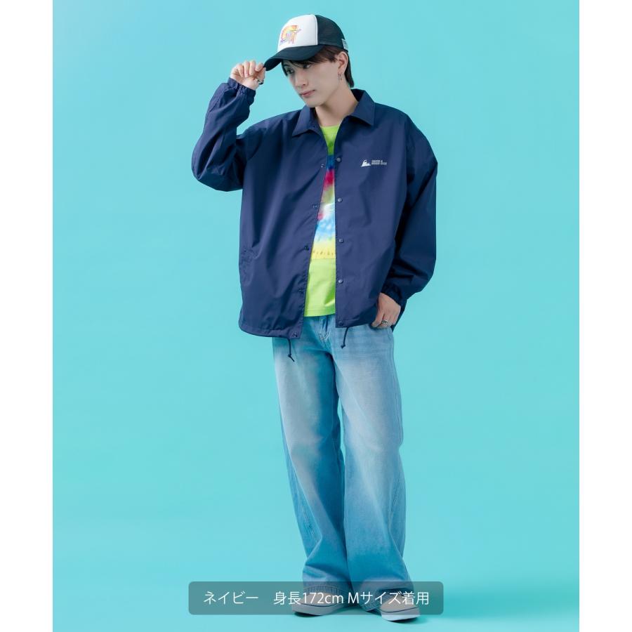 コーチジャケット メンズ SIDEWAY STANCE サイドウェイスタンス ナイロン  アメカジ スケーター ストリート 古着MIX 韓国ファッション ブラック ネイビー | improves | 14
