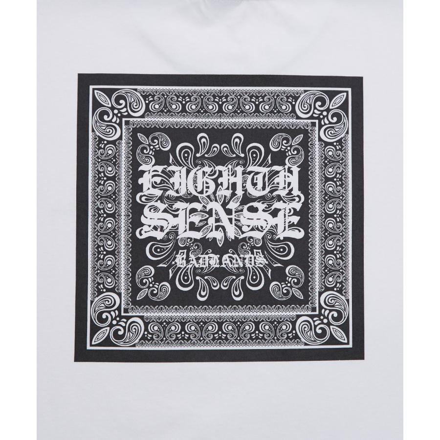 半袖Tシャツ メンズ SIDEWAY STANCE サイドウェイスタンス バンダナTシャツ ペイズリー スクエアロゴ オーバーサイズ ストリート スケーター 韓国ファッション | improves | 20