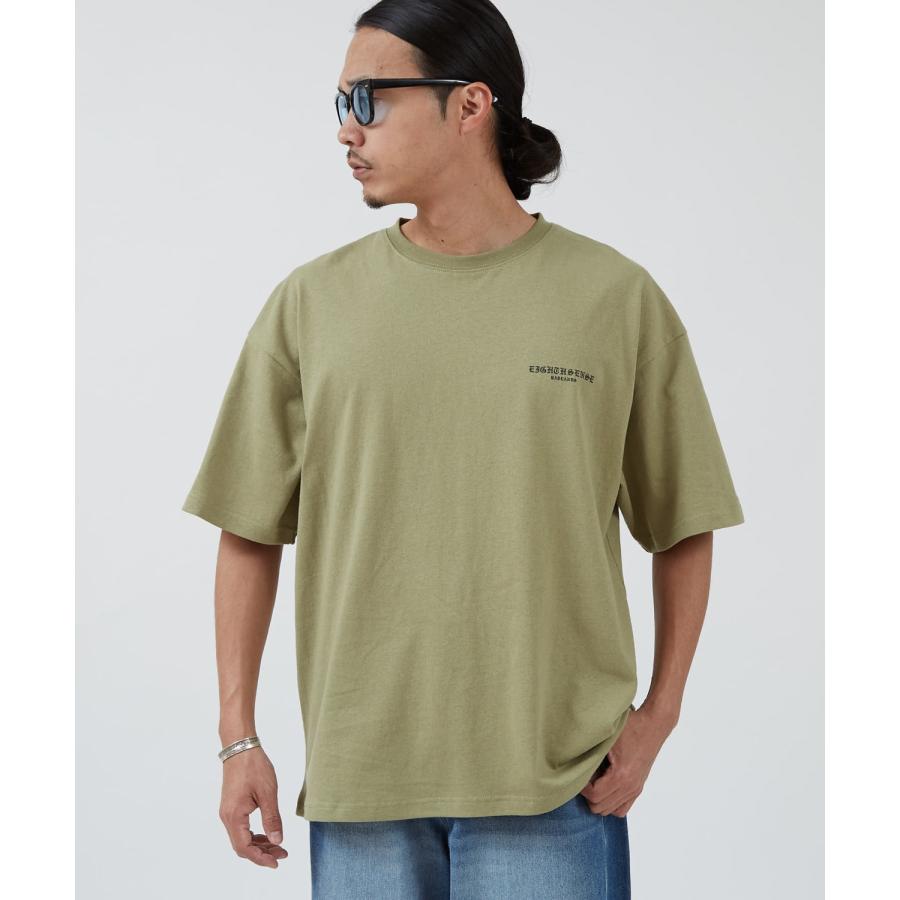 半袖Tシャツ メンズ SIDEWAY STANCE サイドウェイスタンス バンダナTシャツ ペイズリー スクエアロゴ オーバーサイズ ストリート スケーター 韓国ファッション | improves | 05