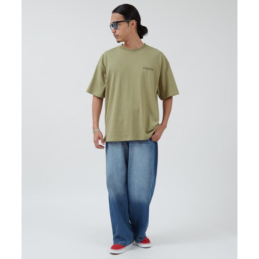 半袖Tシャツ メンズ SIDEWAY STANCE サイドウェイスタンス バンダナTシャツ ペイズリー スクエアロゴ オーバーサイズ ストリート スケーター 韓国ファッション | improves | 07