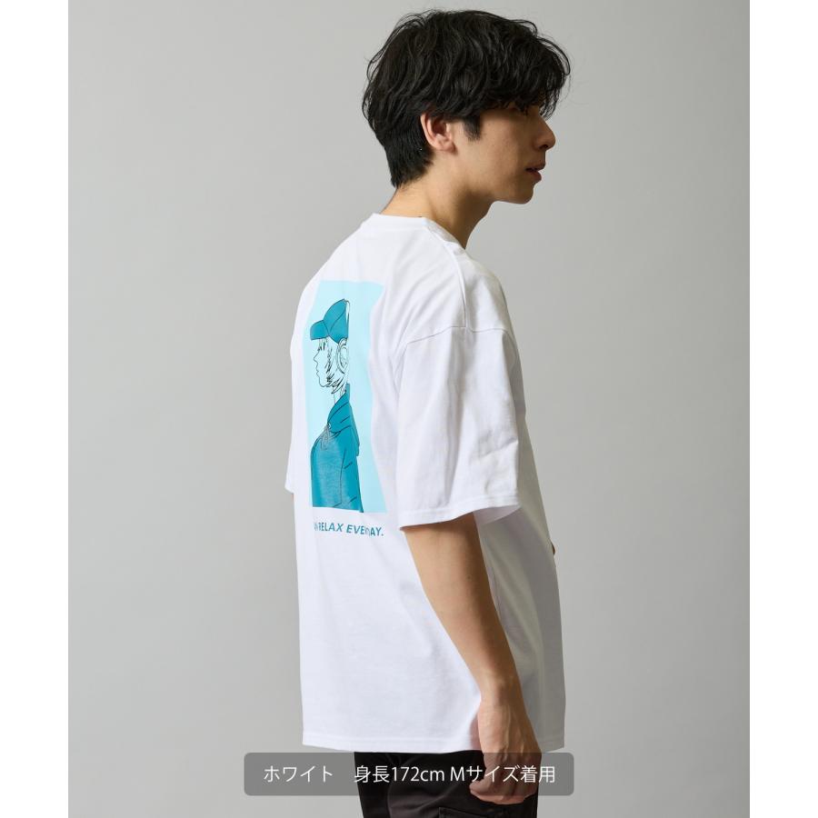 半袖Tシャツ メンズ SIDEWAY STANCE サイドウェイスタンス オリジナルプリント チルガール 半袖Tシャツ カットソー カジュアル アメカジ ストリート | improves | 05