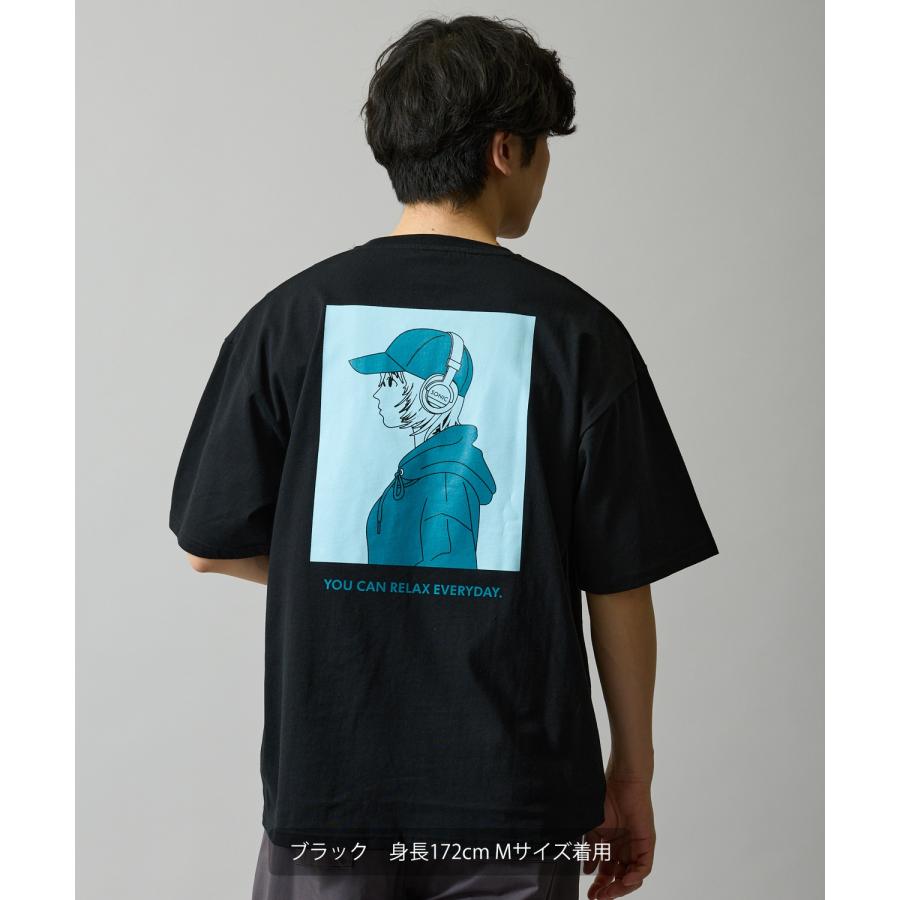 半袖Tシャツ メンズ SIDEWAY STANCE サイドウェイスタンス オリジナルプリント チルガール 半袖Tシャツ カットソー カジュアル アメカジ ストリート | improves | 09