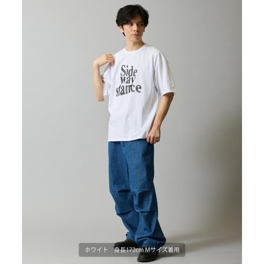 半袖Tシャツ メンズ SIDEWAY STANCE サイドウェイスタンス オリジナルプリント ウェーブカレッジロゴ 半袖Tシャツ カットソー カジュアル アメカジ ストリート | improves | 14