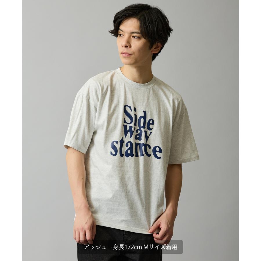半袖Tシャツ メンズ SIDEWAY STANCE サイドウェイスタンス オリジナルプリント ウェーブカレッジロゴ 半袖Tシャツ カットソー カジュアル アメカジ ストリート | improves | 15