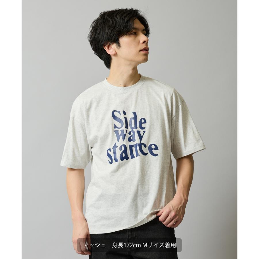 半袖Tシャツ メンズ SIDEWAY STANCE サイドウェイスタンス オリジナルプリント ウェーブカレッジロゴ 半袖Tシャツ カットソー カジュアル アメカジ ストリート | improves | 16