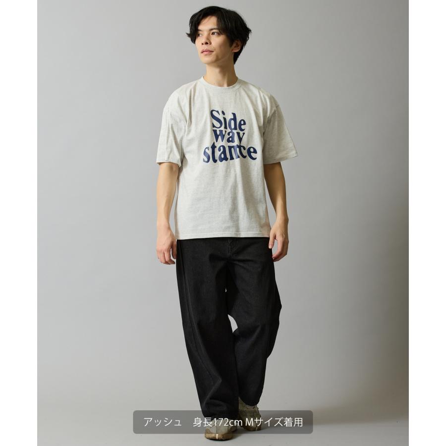 半袖Tシャツ メンズ SIDEWAY STANCE サイドウェイスタンス オリジナルプリント ウェーブカレッジロゴ 半袖Tシャツ カットソー カジュアル アメカジ ストリート | improves | 19