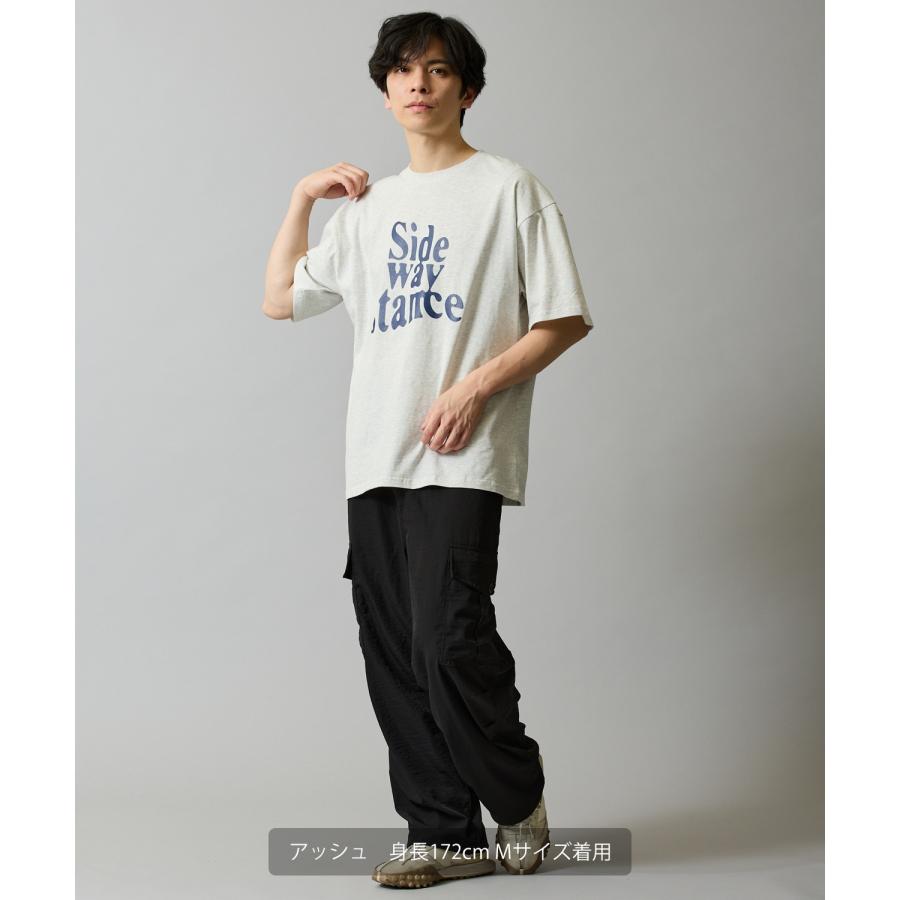 半袖Tシャツ メンズ SIDEWAY STANCE サイドウェイスタンス オリジナルプリント ウェーブカレッジロゴ 半袖Tシャツ カットソー カジュアル アメカジ ストリート | improves | 20