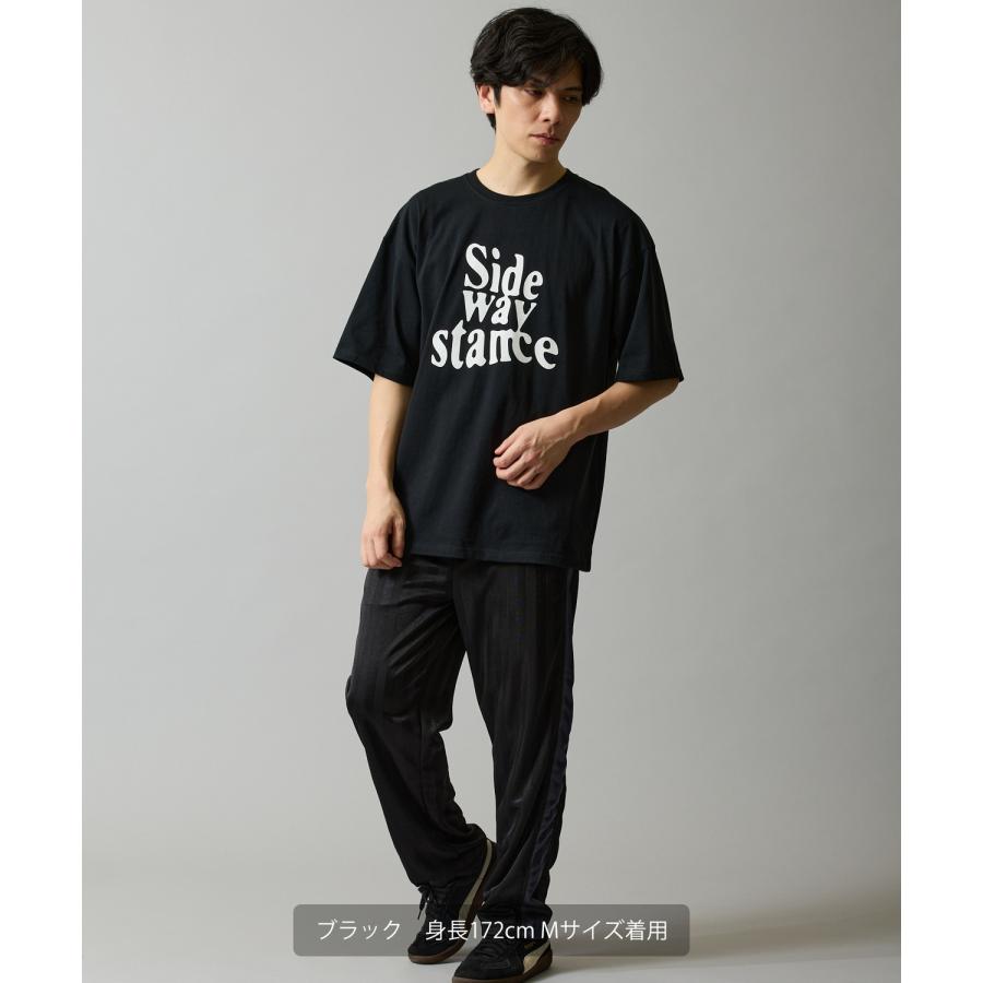半袖Tシャツ メンズ SIDEWAY STANCE サイドウェイスタンス オリジナルプリント ウェーブカレッジロゴ 半袖Tシャツ カットソー カジュアル アメカジ ストリート | improves | 07