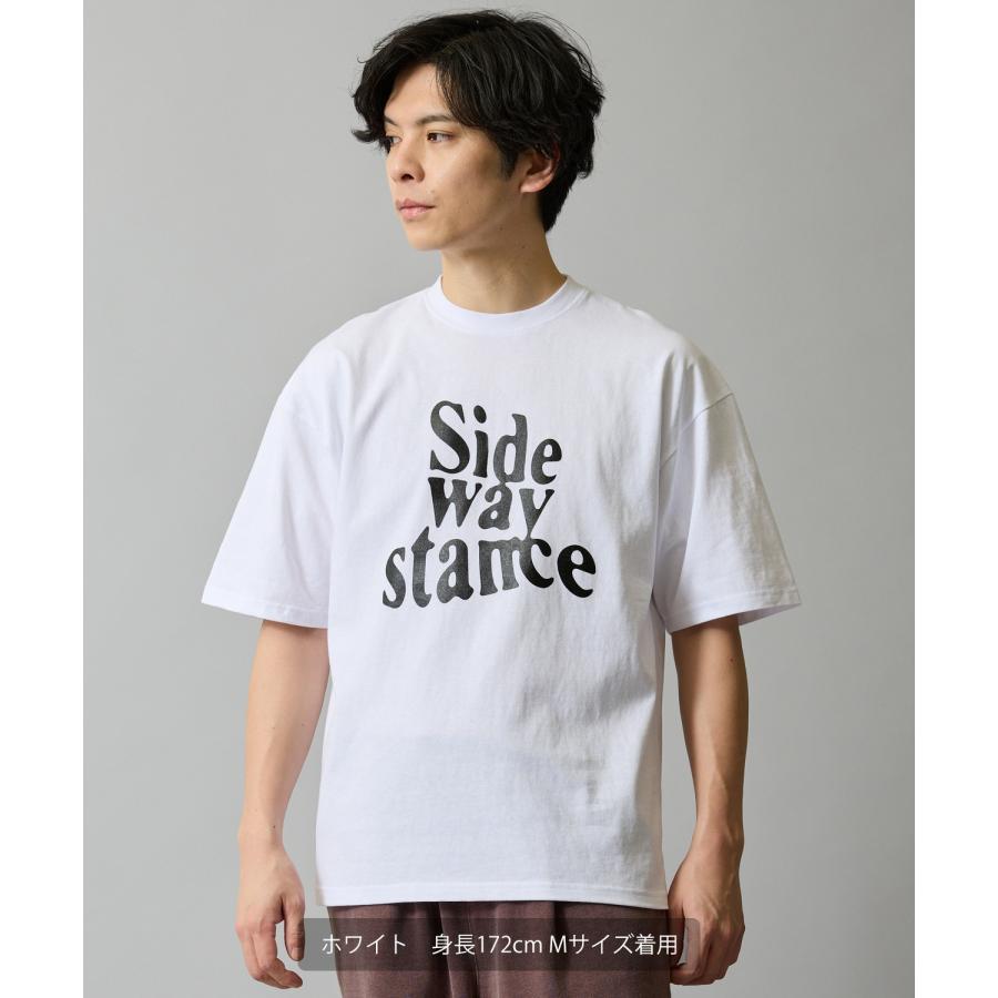 半袖Tシャツ メンズ SIDEWAY STANCE サイドウェイスタンス オリジナルプリント ウェーブカレッジロゴ 半袖Tシャツ カットソー カジュアル アメカジ ストリート | improves | 09