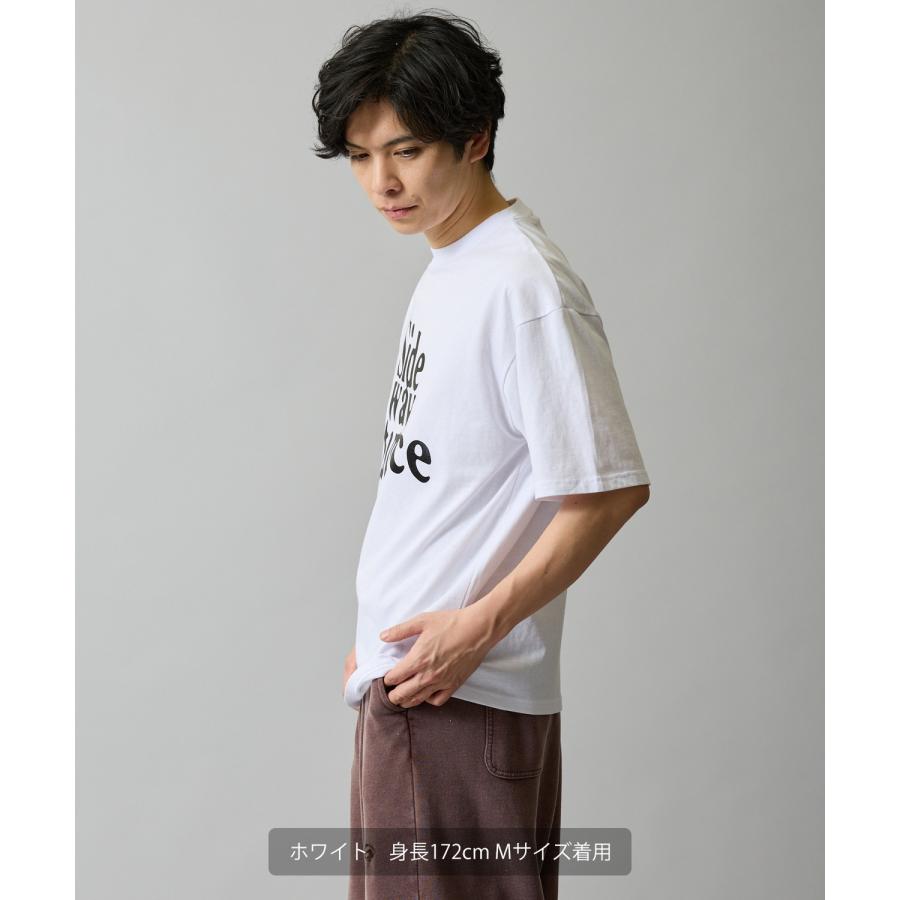 半袖Tシャツ メンズ SIDEWAY STANCE サイドウェイスタンス オリジナルプリント ウェーブカレッジロゴ 半袖Tシャツ カットソー カジュアル アメカジ ストリート | improves | 11