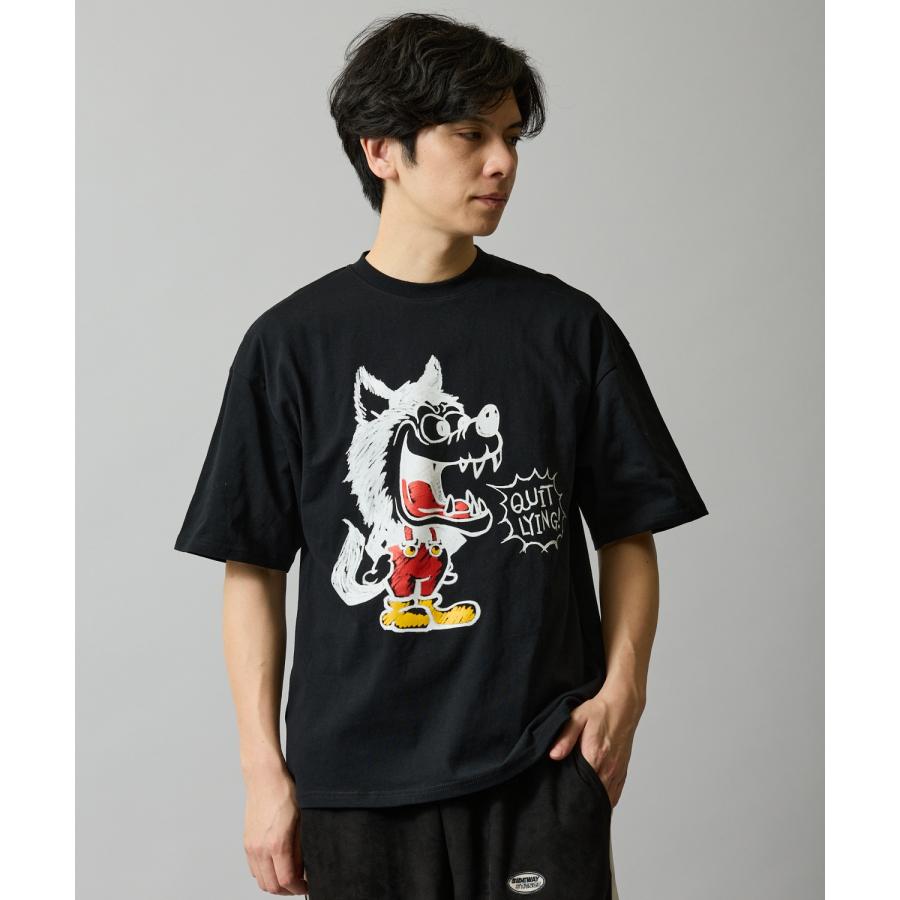 半袖Tシャツ メンズ SIDEWAY STANCE サイドウェイスタンス オリジナルプリント クレヨンウルフ 半袖Tシャツ カットソー カジュアル アメカジ ストリート | improves | 14