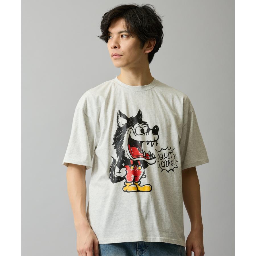 半袖Tシャツ メンズ SIDEWAY STANCE サイドウェイスタンス オリジナルプリント クレヨンウルフ 半袖Tシャツ カットソー カジュアル アメカジ ストリート | improves | 04