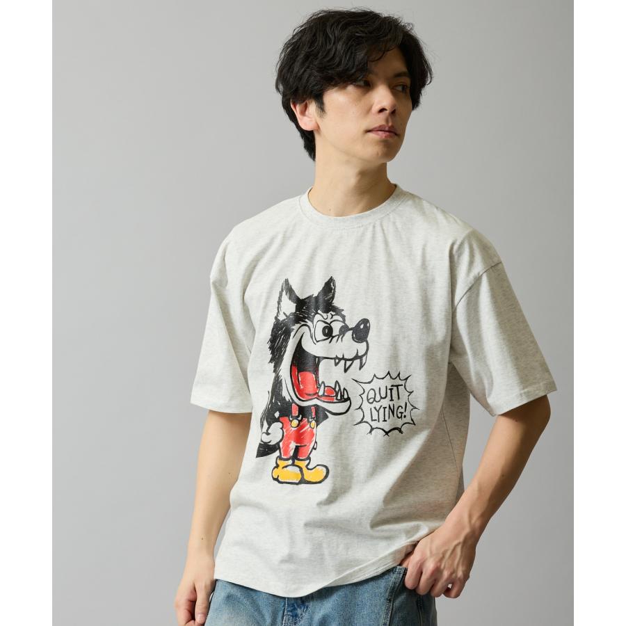 半袖Tシャツ メンズ SIDEWAY STANCE サイドウェイスタンス オリジナルプリント クレヨンウルフ 半袖Tシャツ カットソー カジュアル アメカジ ストリート | improves | 05