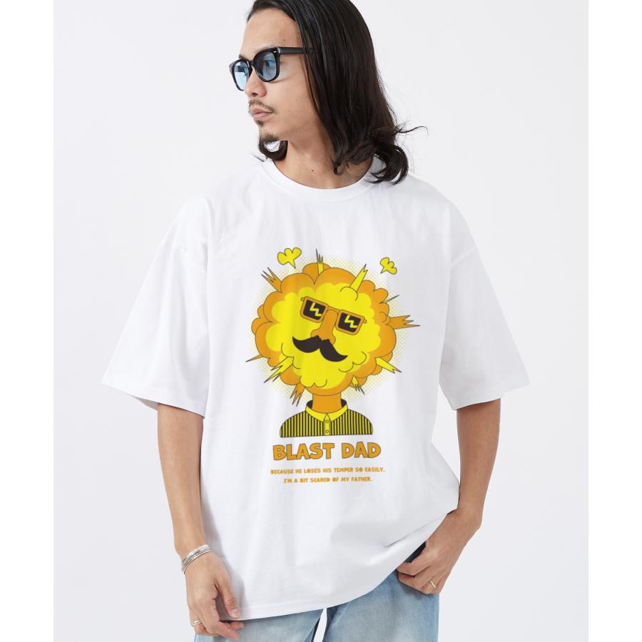 半袖Tシャツ メンズ SIDEWAY STANCE サイドウェイスタンス オリジナルプリント BLASTDAD 半袖Tシャツ カットソー カジュアル アメカジ ストリート スケーター | improves | 03