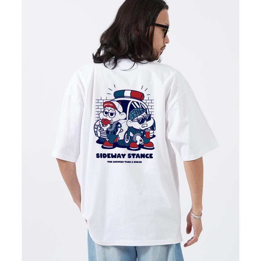 半袖Tシャツ メンズ SIDEWAY STANCE サイドウェイスタンス オリジナルプリント ルードボーイズ 半袖Tシャツ カットソー カジュアル アメカジ ストリート | improves | 04