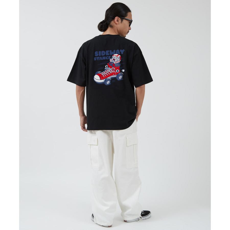 半袖Tシャツ メンズ SIDEWAY STANCE サイドウェイスタンス オリジナルプリント レーシングシューズ 半袖Tシャツ カットソー カジュアル アメカジ ストリート | improves | 12