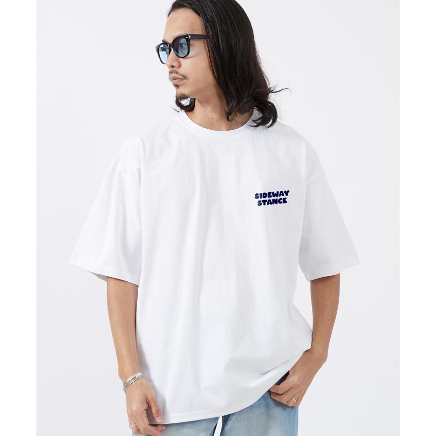 半袖Tシャツ メンズ SIDEWAY STANCE サイドウェイスタンス オリジナルプリント レーシングシューズ 半袖Tシャツ カットソー カジュアル アメカジ ストリート | improves | 03