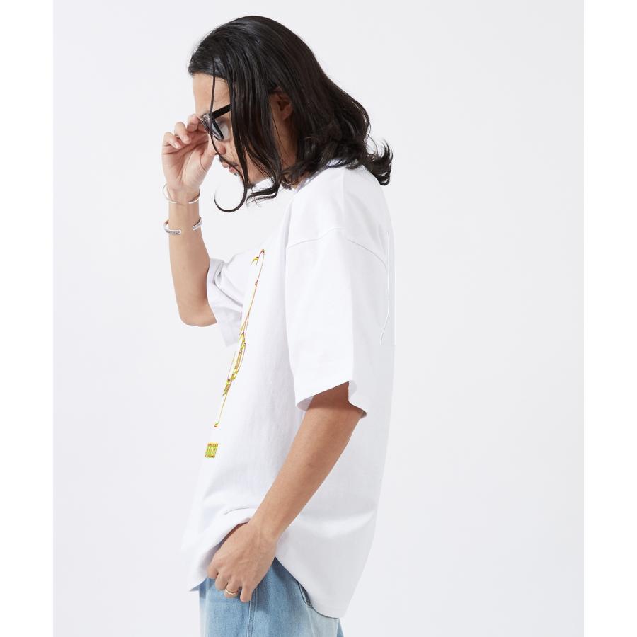 半袖Tシャツ メンズ SIDEWAY STANCE サイドウェイスタンス オリジナルプリント ネオンダウナーベアー 半袖Tシャツ カットソー カジュアル アメカジ ストリート | improves | 05