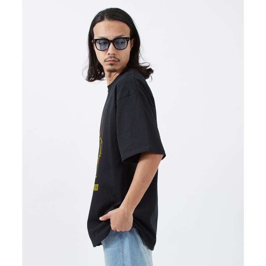 半袖Tシャツ メンズ SIDEWAY STANCE サイドウェイスタンス オリジナルプリント ネオンダウナーベアー 半袖Tシャツ カットソー カジュアル アメカジ ストリート | improves | 09