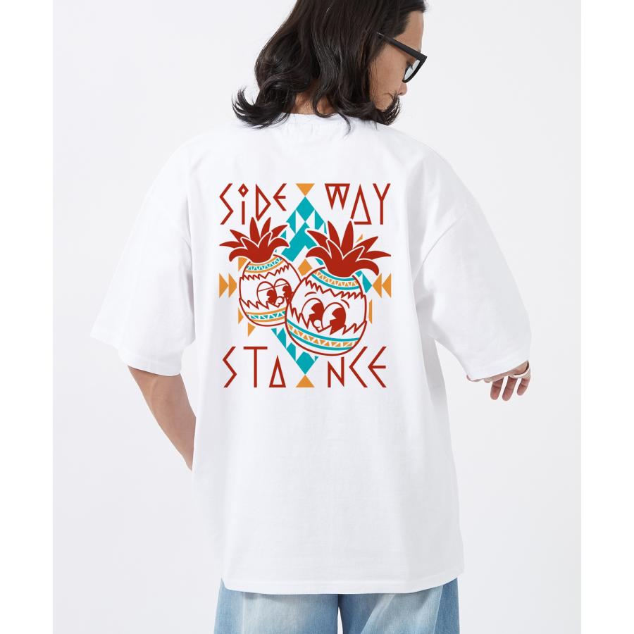 半袖Tシャツ メンズ SIDEWAY STANCE サイドウェイスタンス オリジナルプリント パイナップルブラザー 半袖Tシャツ カットソー カジュアル アメカジ ストリート | improves | 04