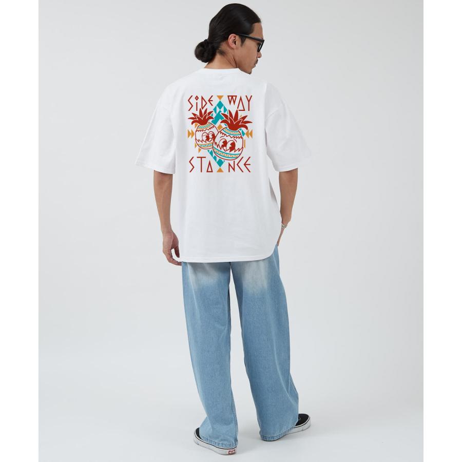 半袖Tシャツ メンズ SIDEWAY STANCE サイドウェイスタンス オリジナルプリント パイナップルブラザー 半袖Tシャツ カットソー カジュアル アメカジ ストリート | improves | 07