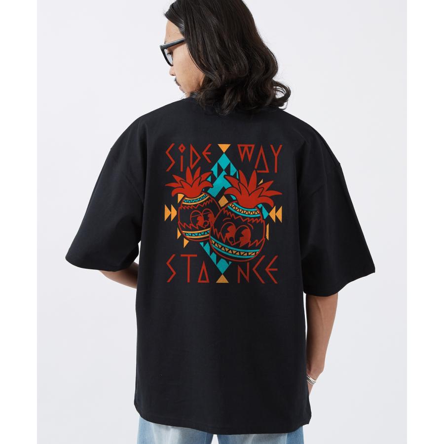 半袖Tシャツ メンズ SIDEWAY STANCE サイドウェイスタンス オリジナルプリント パイナップルブラザー 半袖Tシャツ カットソー カジュアル アメカジ ストリート | improves | 09