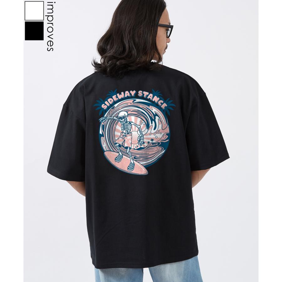 半袖Tシャツ メンズ SIDEWAY STANCE サイドウェイスタンス オリジナルプリント サーフィング 半袖Tシャツ カットソー カジュアル アメカジ ストリート | improves