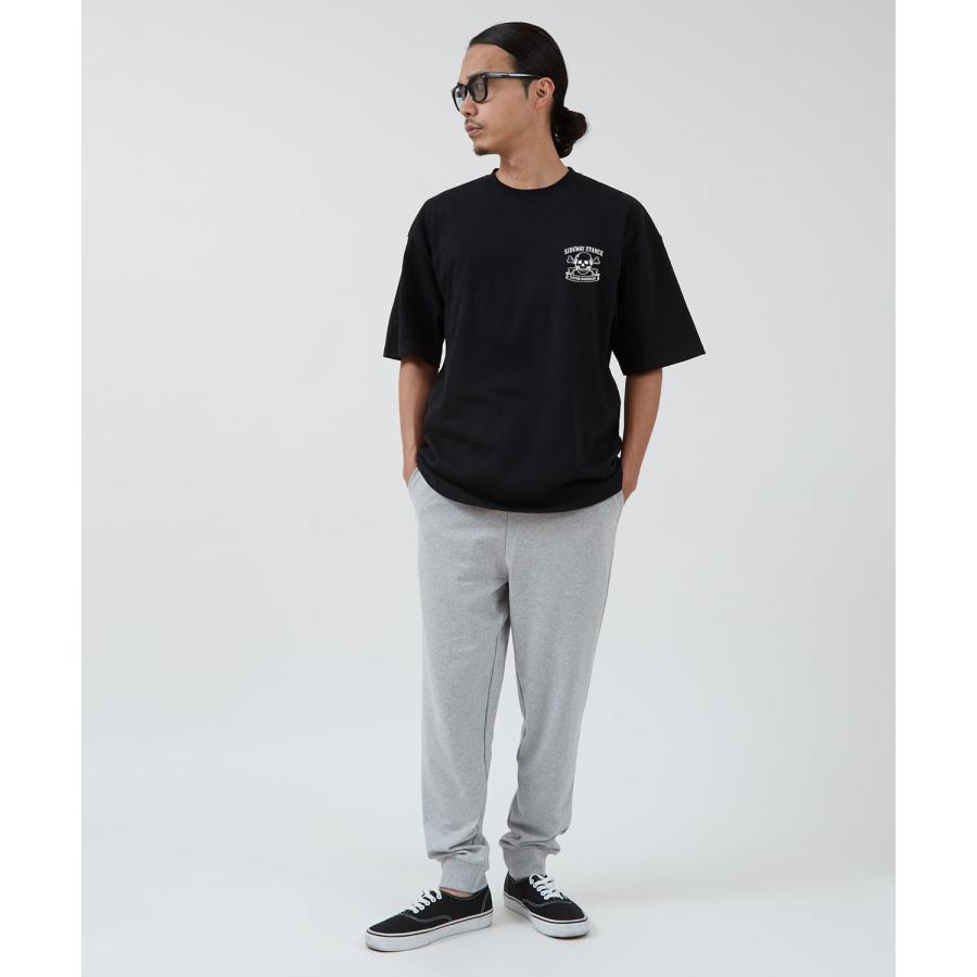 半袖Tシャツ メンズ SIDEWAY STANCE サイドウェイスタンス  ワンポイント ドクロ オリジナルプリント カジュアル アメカジ ストリート ワーク ブラック ホワイト | improves | 10