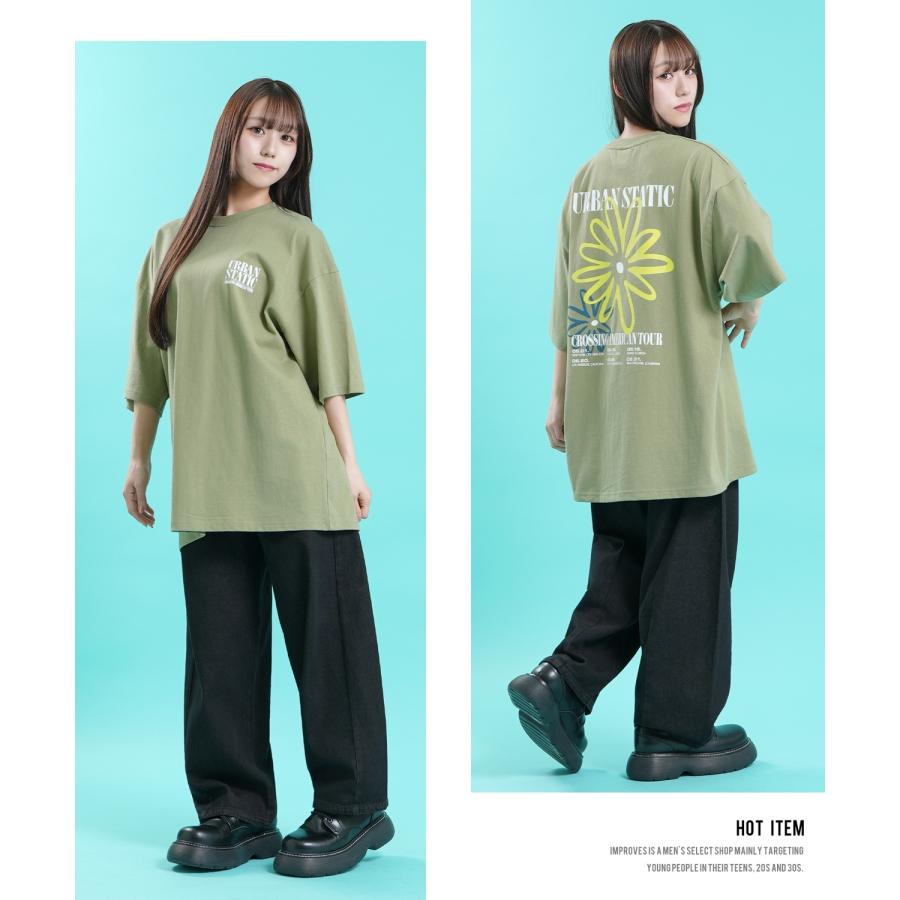Tシャツ メンズ SIDEWAY STANCE サイドウェイスタンス 半袖 カットソー バックプリント アメカジ カジュアル スケーター ストリート 古着MIX 韓国ファッション | improves | 15