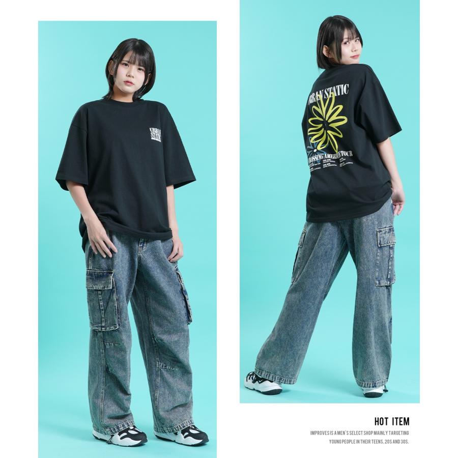 Tシャツ メンズ SIDEWAY STANCE サイドウェイスタンス 半袖 カットソー バックプリント アメカジ カジュアル スケーター ストリート 古着MIX 韓国ファッション | improves | 08