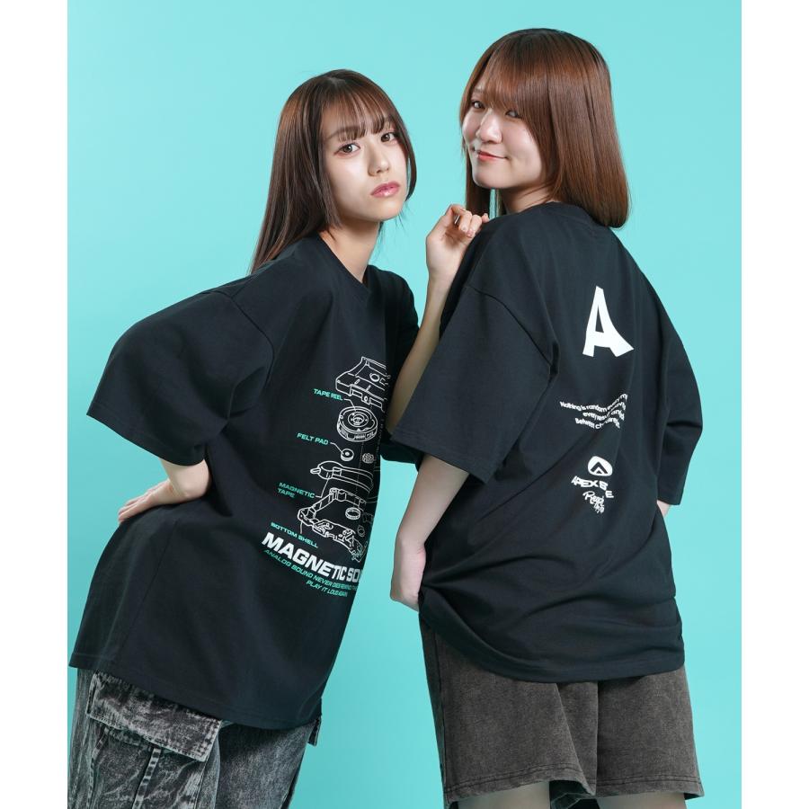 Tシャツ メンズ SIDEWAY STANCE サイドウェイスタンス 半袖 カットソー バックプリント アメカジ カジュアル スケーター ストリート 古着MIX 韓国ファッション | improves | 21