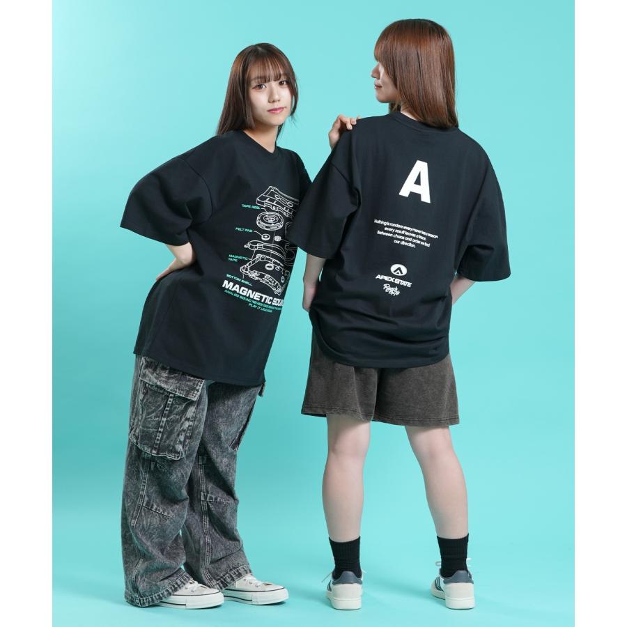 Tシャツ メンズ SIDEWAY STANCE サイドウェイスタンス 半袖 カットソー バックプリント アメカジ カジュアル スケーター ストリート 古着MIX 韓国ファッション | improves | 22