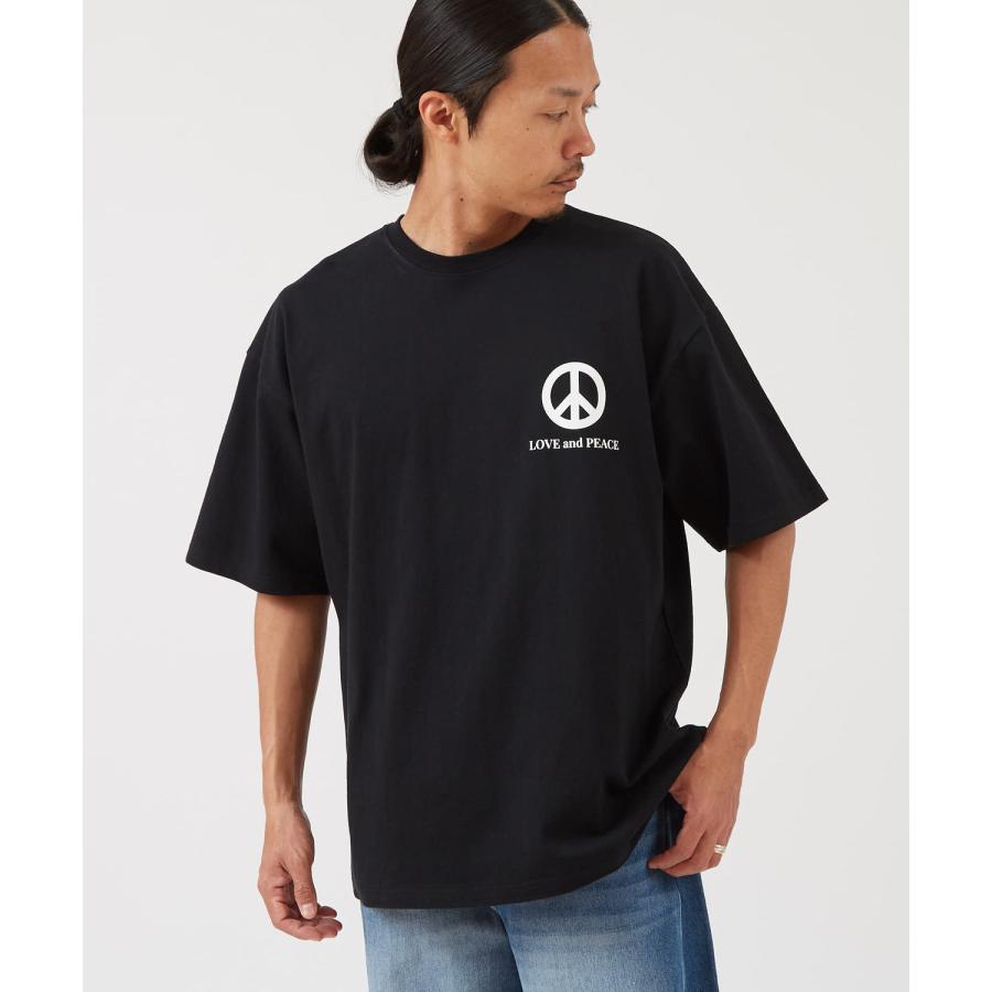 半袖Tシャツ メンズ SIDEWAY STANCE サイドウェイスタンス オリジナルプリント ラブ・アンド・ピース 半袖Tシャツ カットソー カジュアル ストリート スケーター | improves