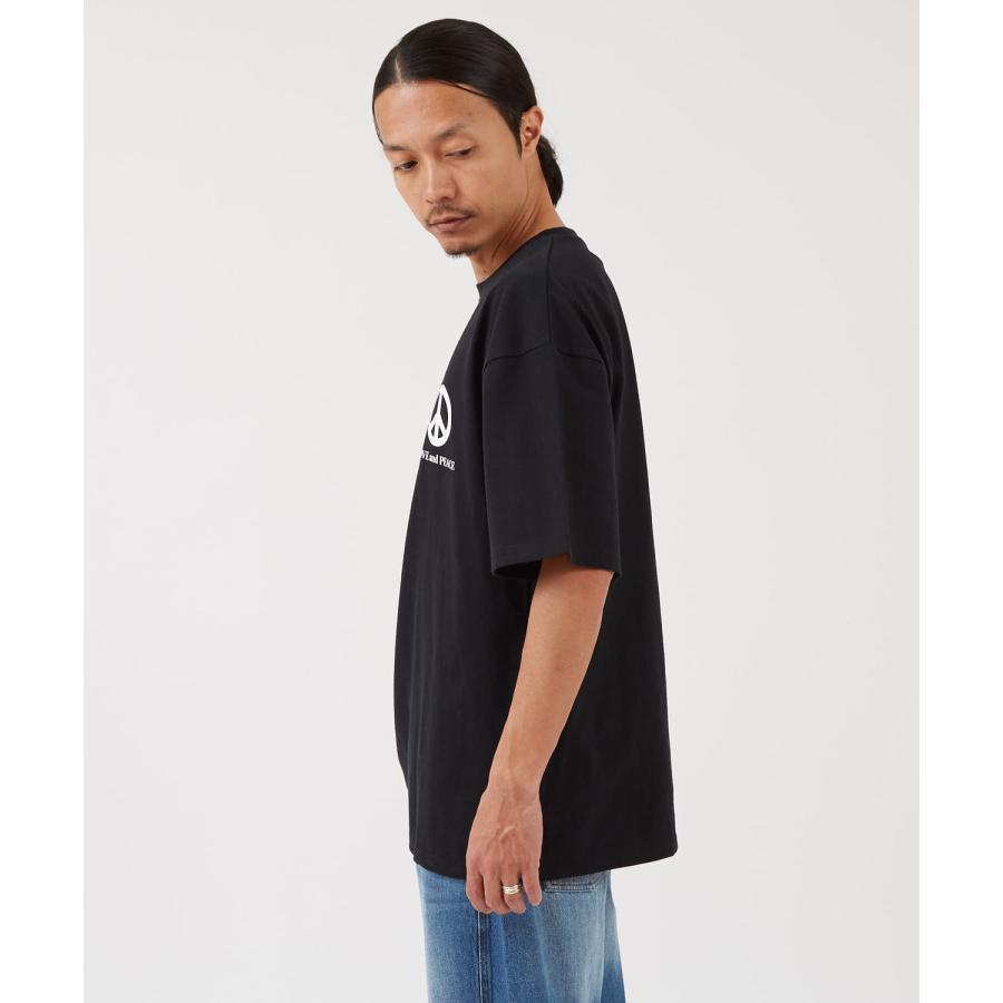 半袖Tシャツ メンズ SIDEWAY STANCE サイドウェイスタンス オリジナルプリント ラブ・アンド・ピース 半袖Tシャツ カットソー カジュアル ストリート スケーター | improves | 04