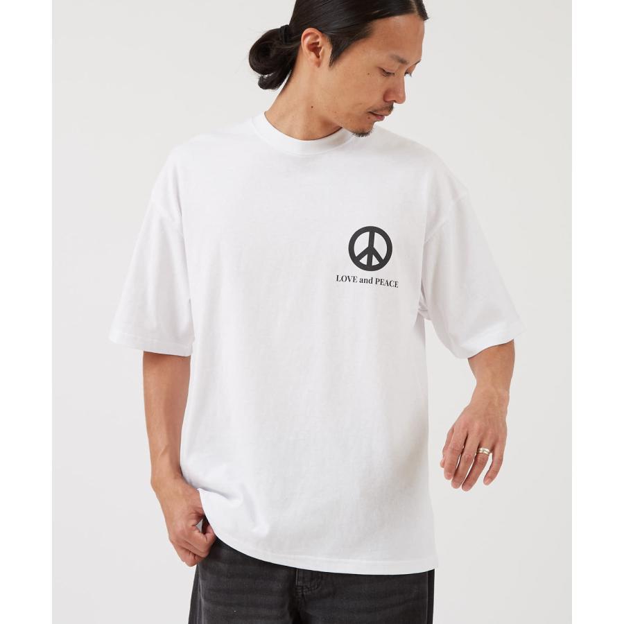 半袖Tシャツ メンズ SIDEWAY STANCE サイドウェイスタンス オリジナルプリント ラブ・アンド・ピース 半袖Tシャツ カットソー カジュアル ストリート スケーター | improves | 06
