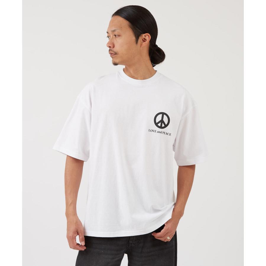 半袖Tシャツ メンズ SIDEWAY STANCE サイドウェイスタンス オリジナルプリント ラブ・アンド・ピース 半袖Tシャツ カットソー カジュアル ストリート スケーター | improves | 07
