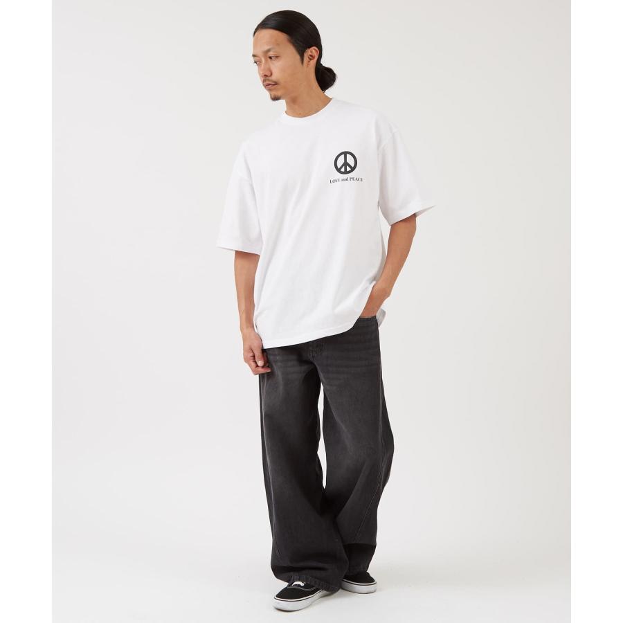 半袖Tシャツ メンズ SIDEWAY STANCE サイドウェイスタンス オリジナルプリント ラブ・アンド・ピース 半袖Tシャツ カットソー カジュアル ストリート スケーター | improves | 09
