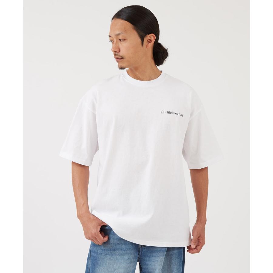 半袖Tシャツ メンズ SIDEWAY STANCE サイドウェイスタンス オリジナルプリント Our life is our art 半袖Tシャツ カットソー カジュアル ストリート スケーター | improves | 04