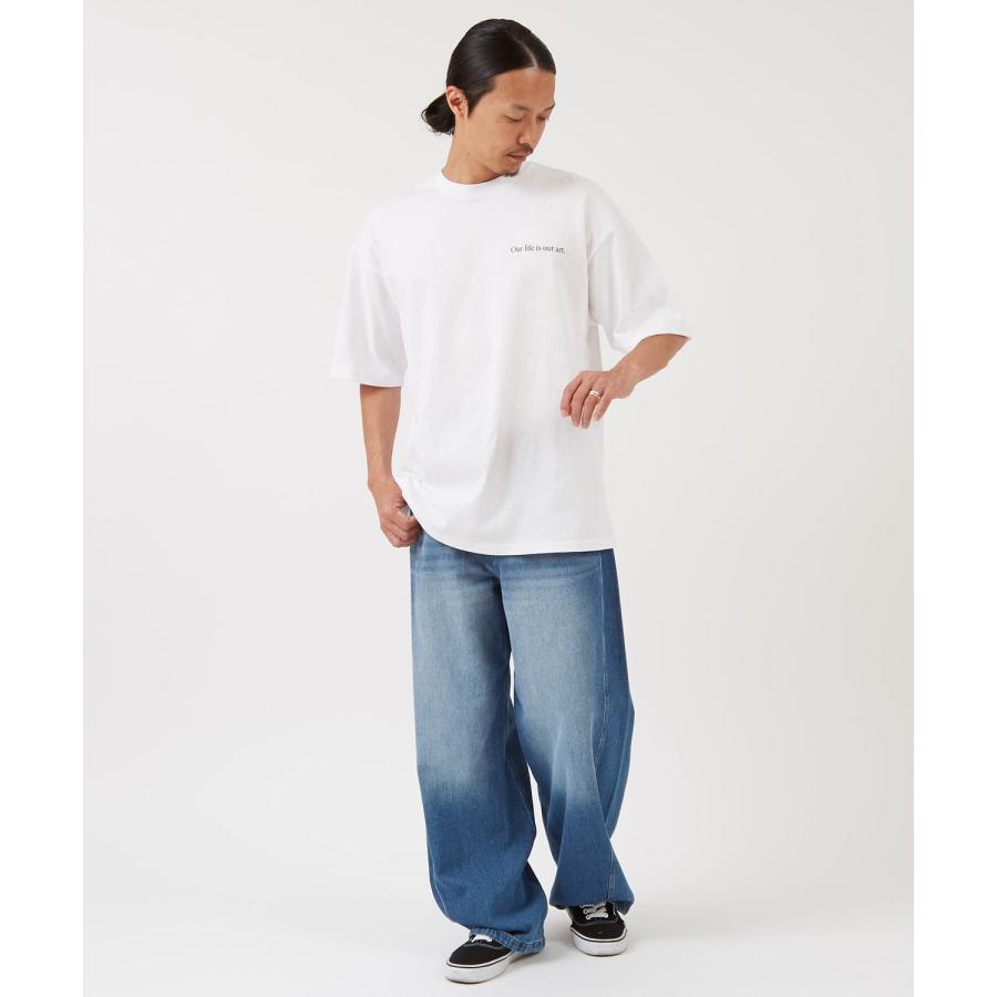 半袖Tシャツ メンズ SIDEWAY STANCE サイドウェイスタンス オリジナルプリント Our life is our art 半袖Tシャツ カットソー カジュアル ストリート スケーター | improves | 05