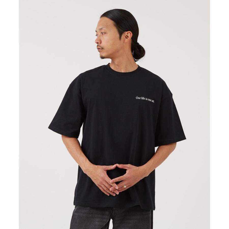 半袖Tシャツ メンズ SIDEWAY STANCE サイドウェイスタンス オリジナルプリント Our life is our art 半袖Tシャツ カットソー カジュアル ストリート スケーター | improves | 09