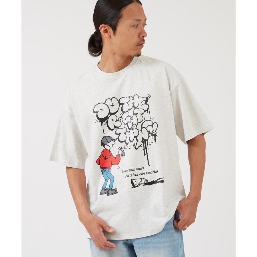 カットソー メンズ  SIDEWAY STANCE サイドウェイスタンス 半袖 Tシャツ ストリート プリント アメカジ カジュアル Y2K ストリート 90s レトロ 韓国ファッション | improves