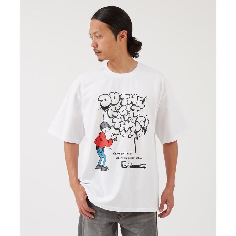 カットソー メンズ  SIDEWAY STANCE サイドウェイスタンス 半袖 Tシャツ ストリート プリント アメカジ カジュアル Y2K ストリート 90s レトロ 韓国ファッション | improves | 05