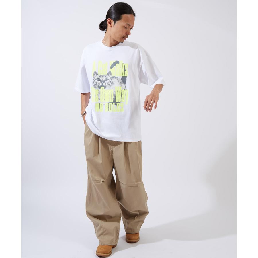 半袖Tシャツ メンズ SIDEWAY STANCE サイドウェイスタンス オリジナルプリント ネコグラフィック 半袖Tシャツ カットソー カジュアル ストリート スケーター | improves | 13