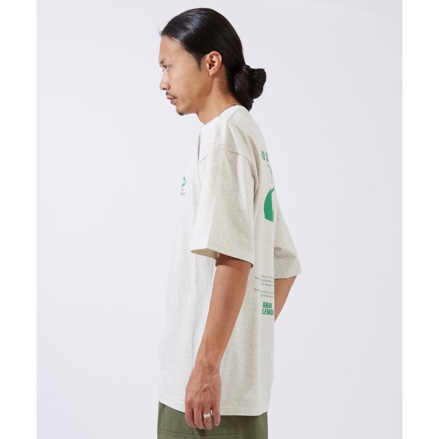 半袖Tシャツ メンズ SIDEWAY STANCE サイドウェイスタンス オリジナルプリント レモングラフィック 半袖Tシャツ カットソー カジュアル ストリート スケーター | improves | 05