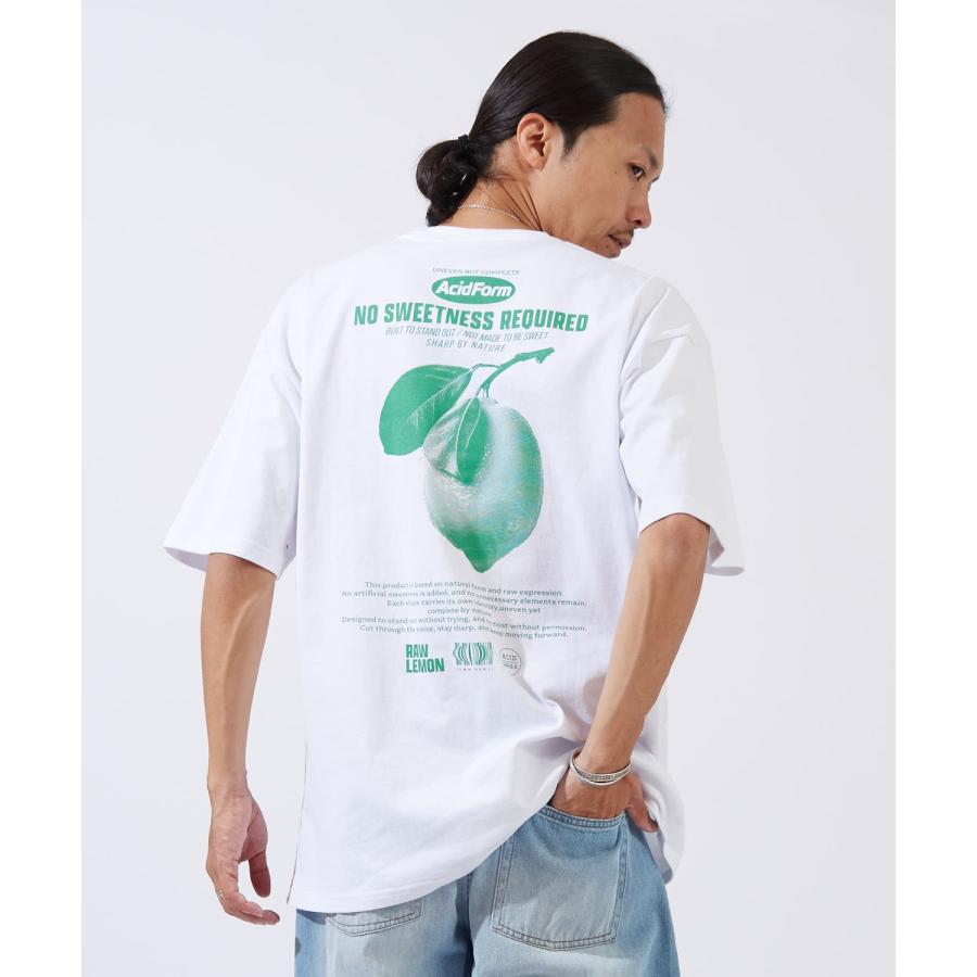 半袖Tシャツ メンズ SIDEWAY STANCE サイドウェイスタンス オリジナルプリント レモングラフィック 半袖Tシャツ カットソー カジュアル ストリート スケーター | improves | 07