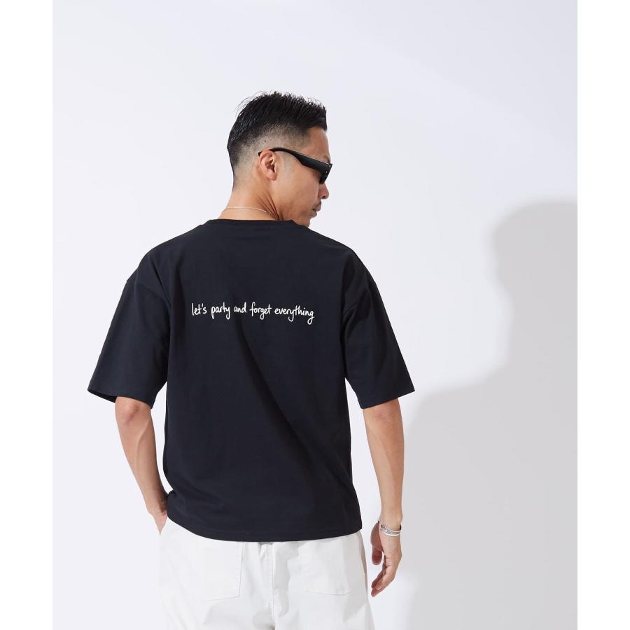 半袖Tシャツ メンズ レディース スカル刺しゅう バックプリント SIDEWAY STANCE オーバーサイズ ストリート | improves | 12