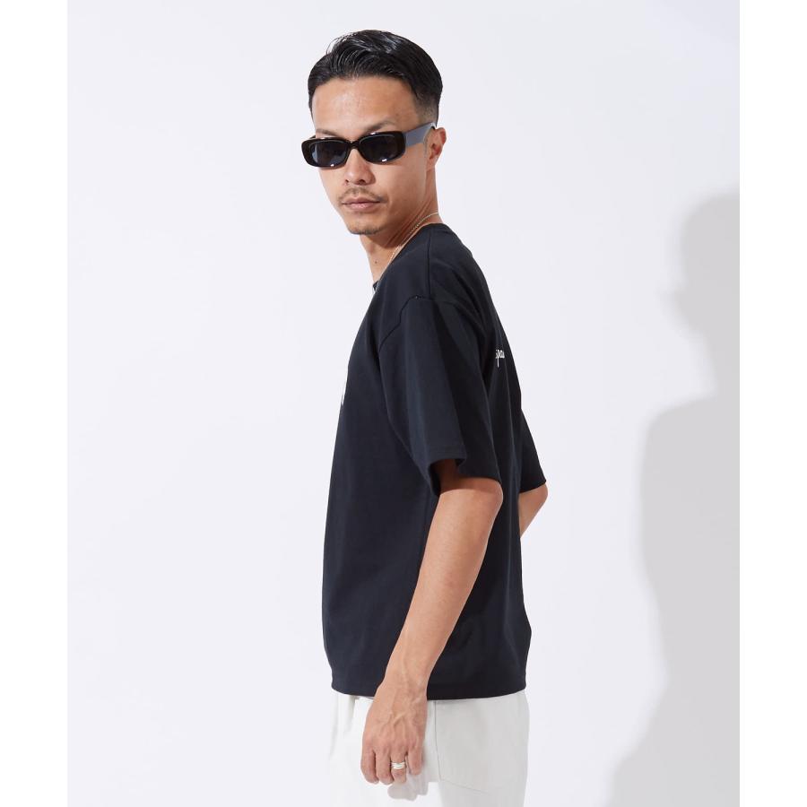 半袖Tシャツ メンズ レディース スカル刺しゅう バックプリント SIDEWAY STANCE オーバーサイズ ストリート | improves | 13
