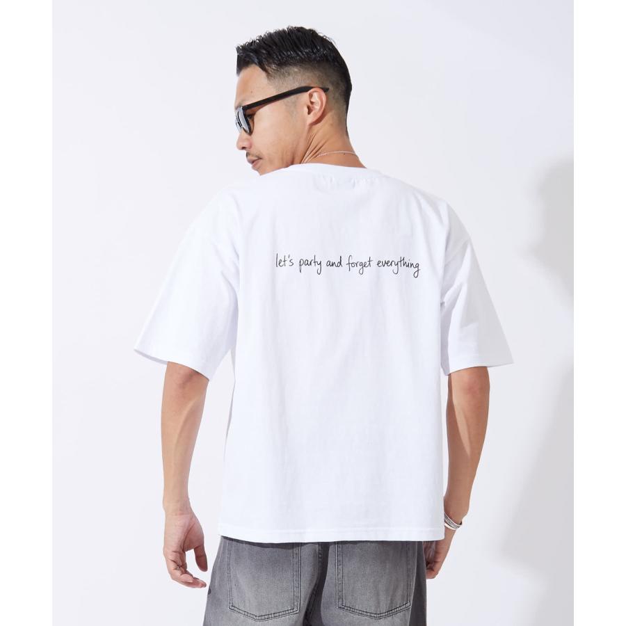 半袖Tシャツ メンズ レディース スカル刺しゅう バックプリント SIDEWAY STANCE オーバーサイズ ストリート | improves | 03
