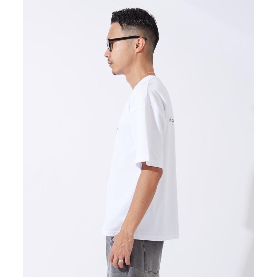半袖Tシャツ メンズ レディース スカル刺しゅう バックプリント SIDEWAY STANCE オーバーサイズ ストリート | improves | 06